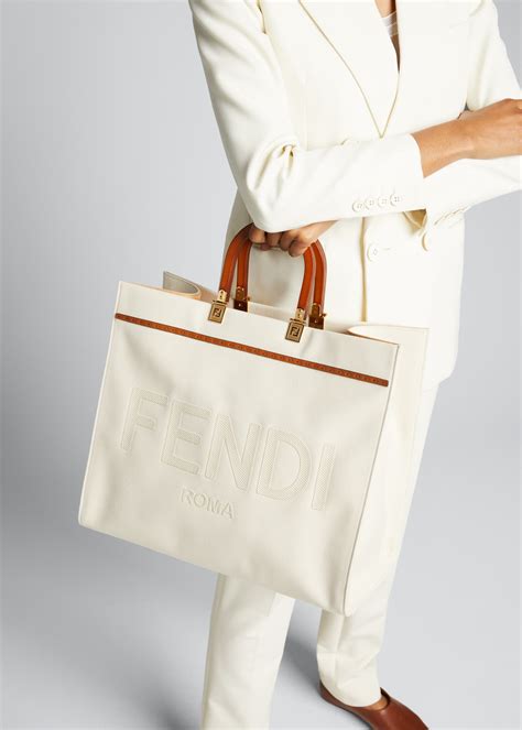 fendi sunshine large black|Fendi large sunshine tote bag.